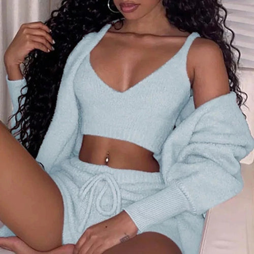 3PCS Women's Pajama Set