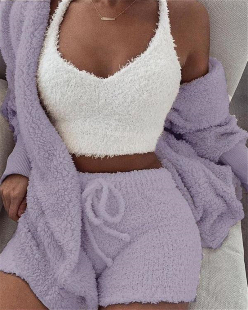 3PCS Women's Pajama Set