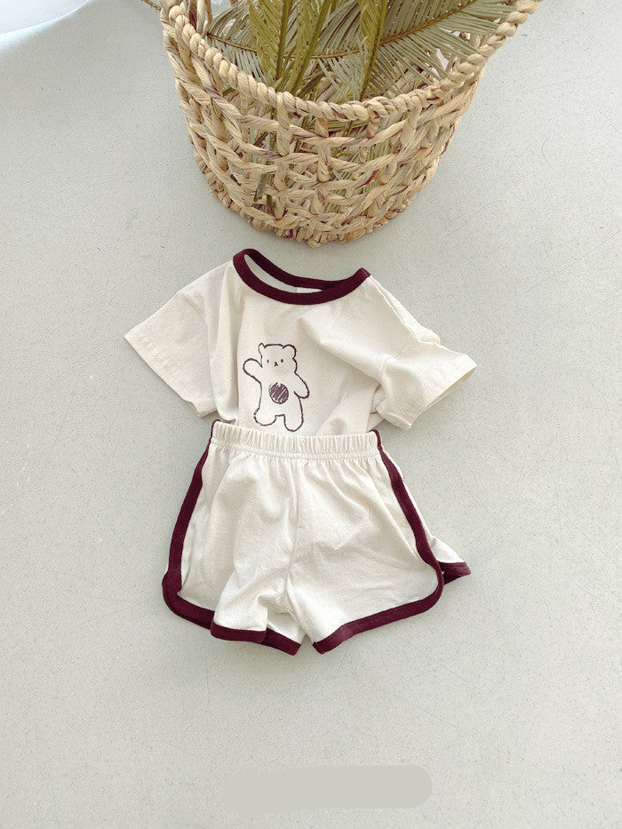 Baby Bear Cotton Suit Two-Piece