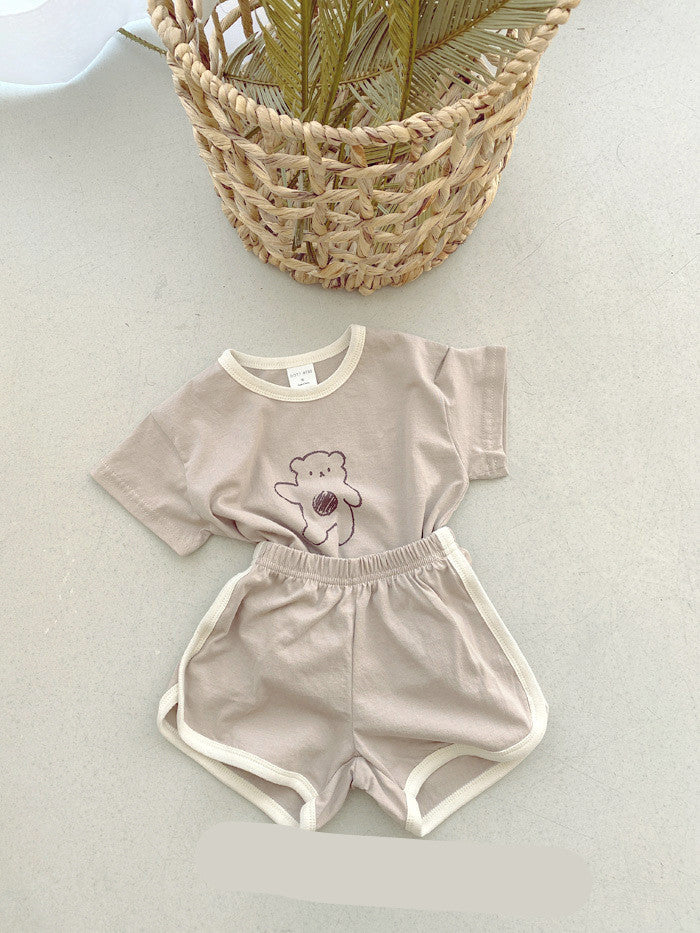 Baby Bear Cotton Suit Two-Piece