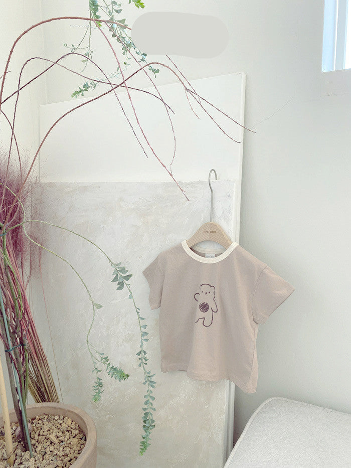 Baby Bear Cotton Suit Two-Piece