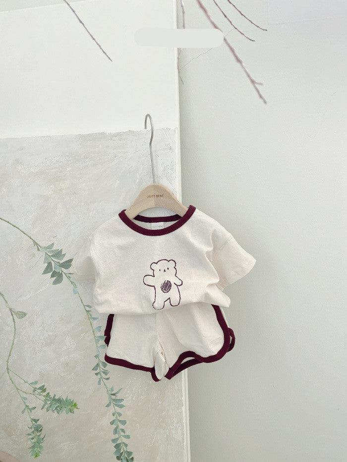 Baby Bear Cotton Suit Two-Piece