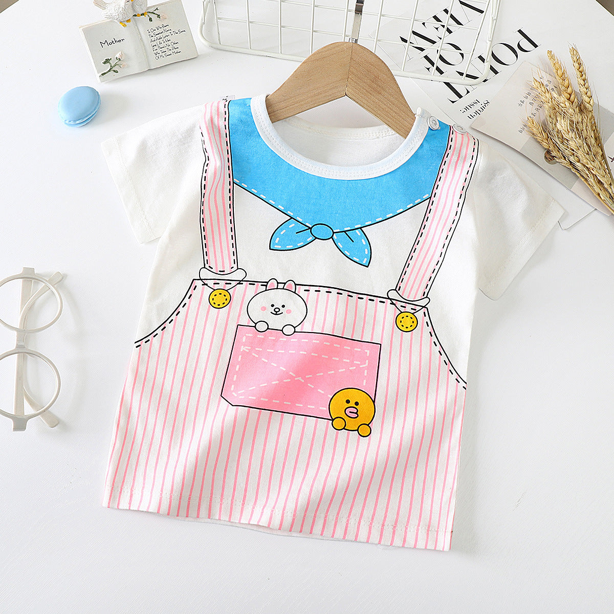 Children's Short Sleeve Cotton T-Shirt