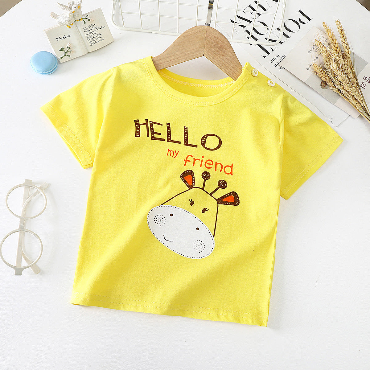Children's Short Sleeve Cotton T-Shirt
