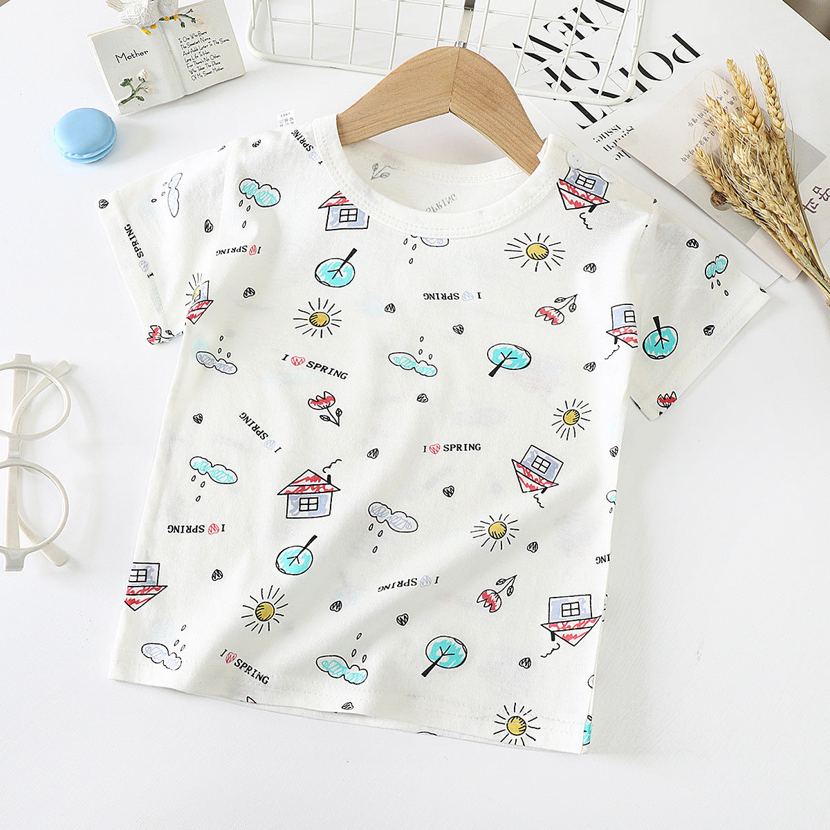 Children's Short Sleeve Cotton T-Shirt