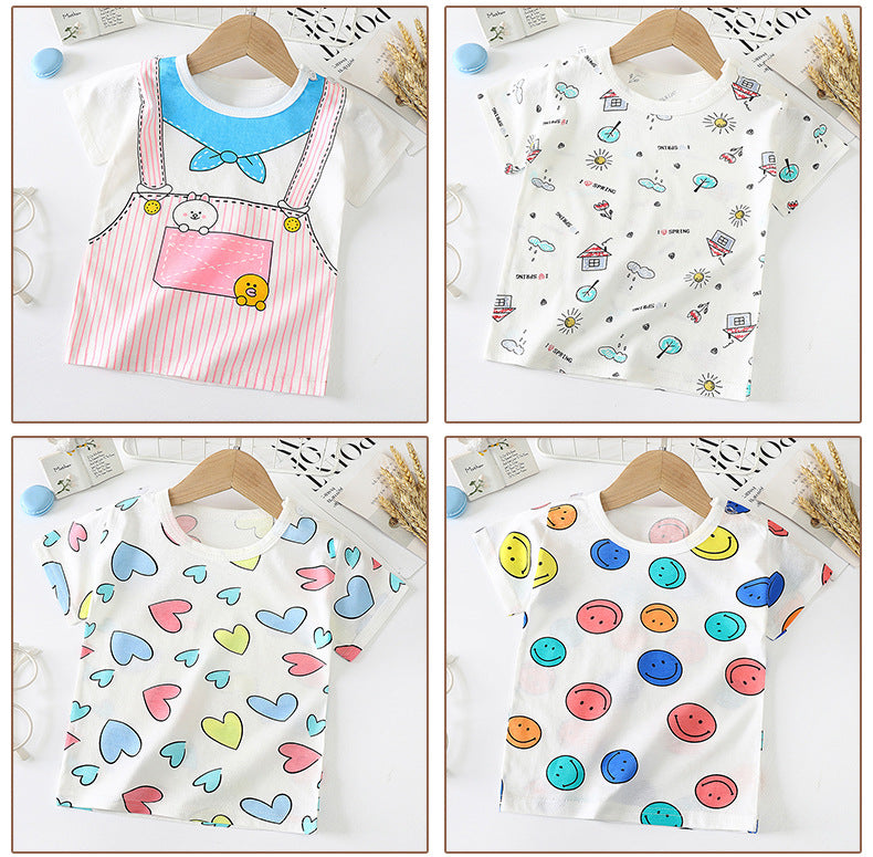 Children's Short Sleeve Cotton T-Shirt