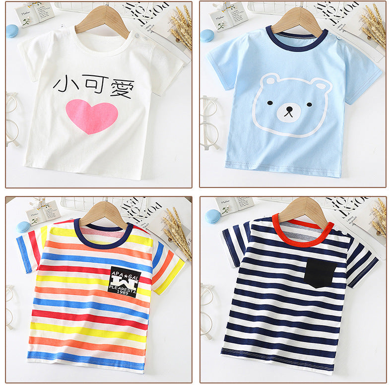 Children's Short Sleeve Cotton T-Shirt
