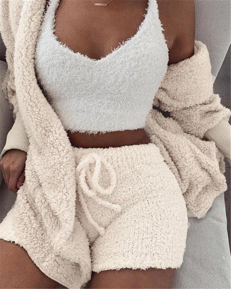 3PCS Women's Pajama Set