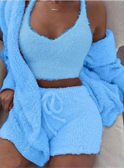 3PCS Women's Pajama Set