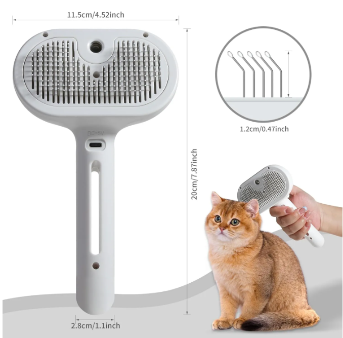 Miris Living™ SteamGroom Pet Brush