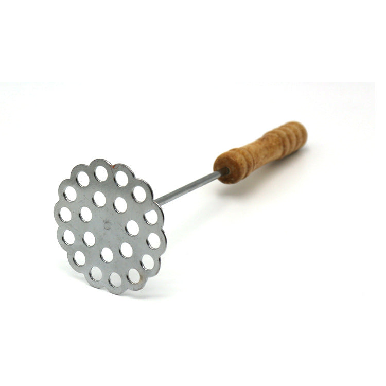 Manual Potato Masher with Wooden Handle
